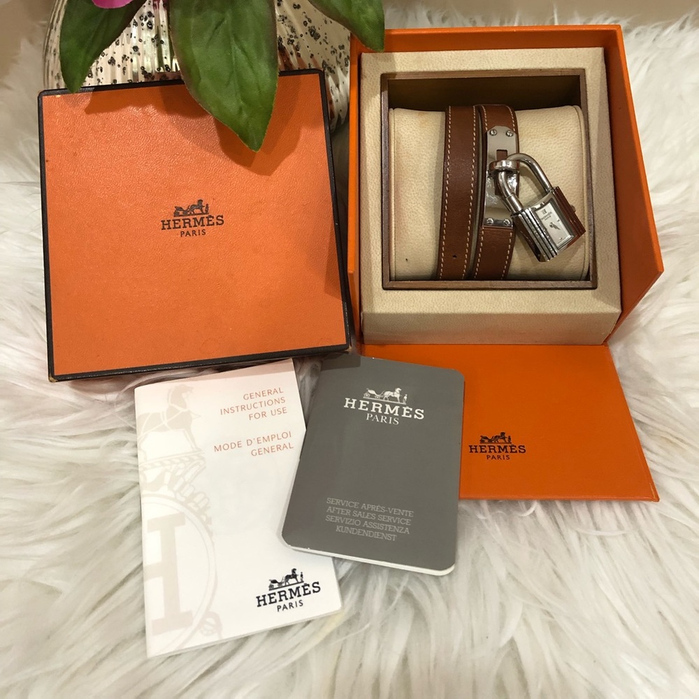 Hermes kelly double band watch